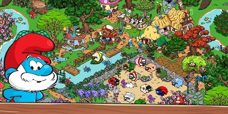 Tải MOD APK Smurfs’ Village Không Quảng Cáo