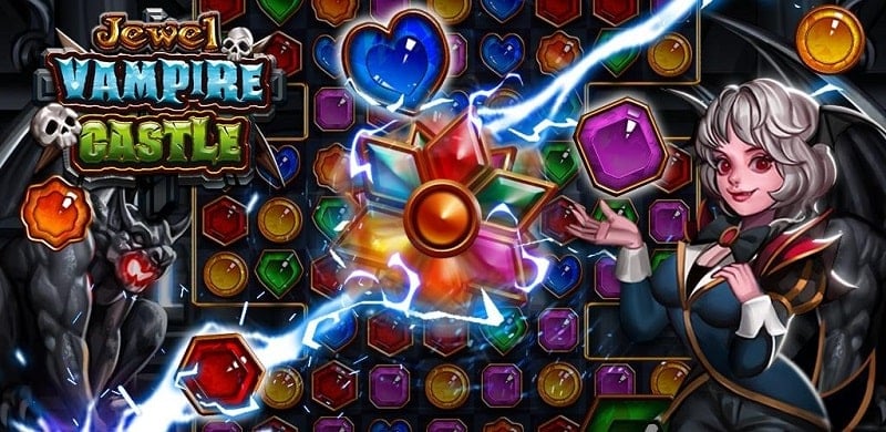 Jewel Vampire Castle MOD APK [Auto thắng] Mới