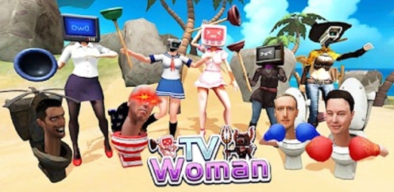 Tải TV Woman Mod Apk Version 1.1.3 Full [Menu/Bất tử]